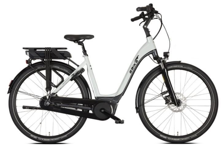 Ebike Das Original Comfort Plus - lichtgrijs/zwart - elektrische damesfiets