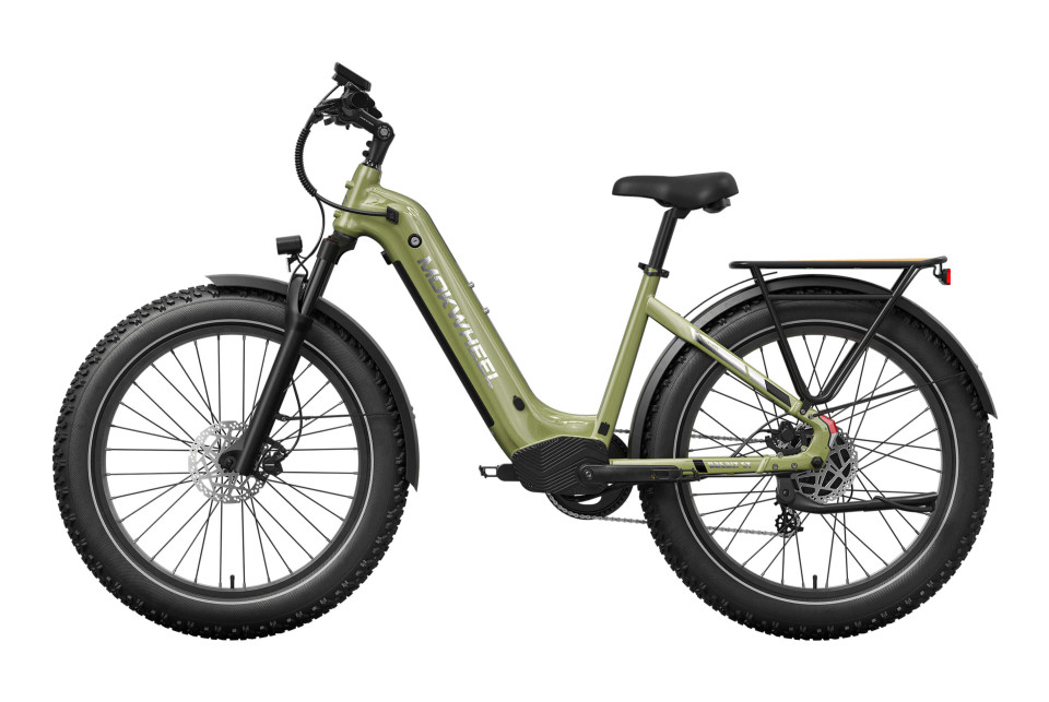 Mokwheel Basalt ST 2.0 - Olive Green | Elektrische Mountainbike | Fatbike