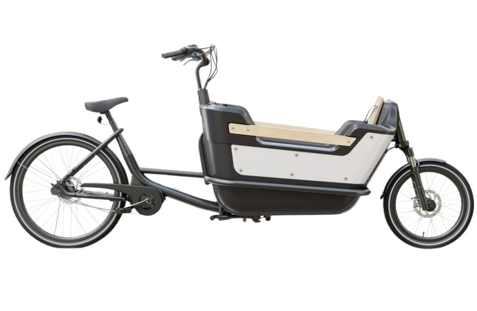 Royal Cargo Bike 2W Premium - elektrische tweewieler bakfiets - Wit