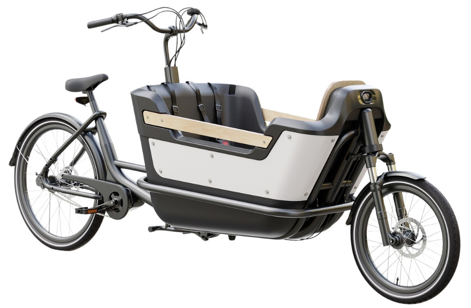 Royal Cargo Bike 2W Premium Plus - elektrische tweewieler bakfiets - Groen