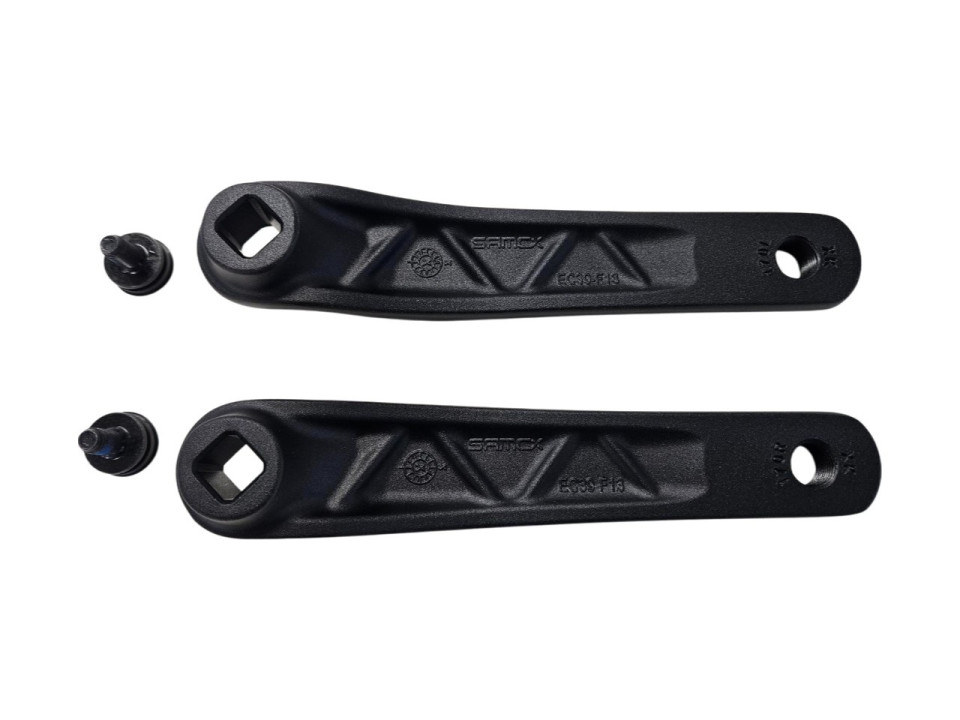 (201A4c) Crank set van Urban bakfiets met midden motor