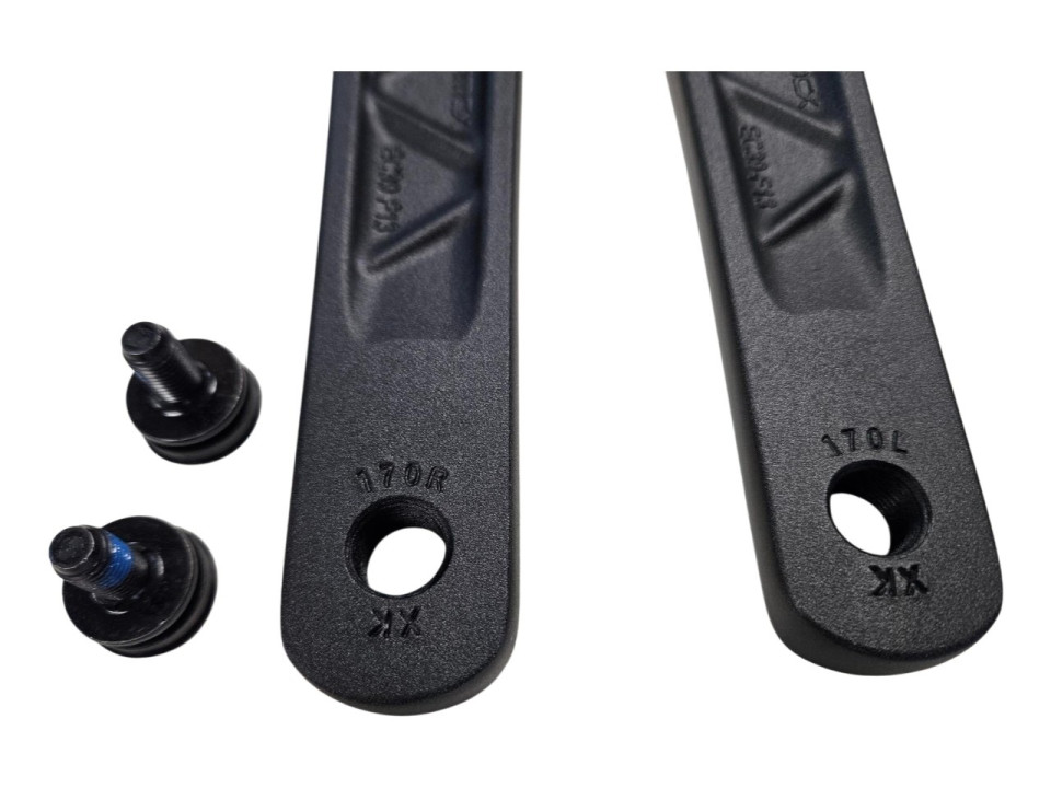 (201A4c) Crank set van Urban bakfiets met midden motor