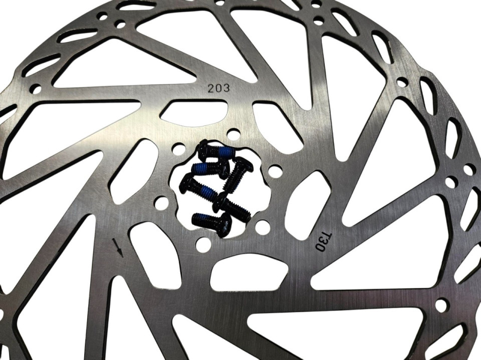 (201A5c) Remschijf voor van Rixtel Urban bakfiets + 6 schroeven