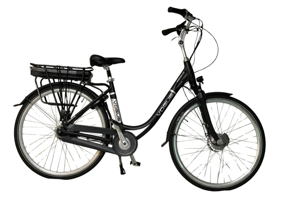 Vogue Premium elektrische damesfiets zwart