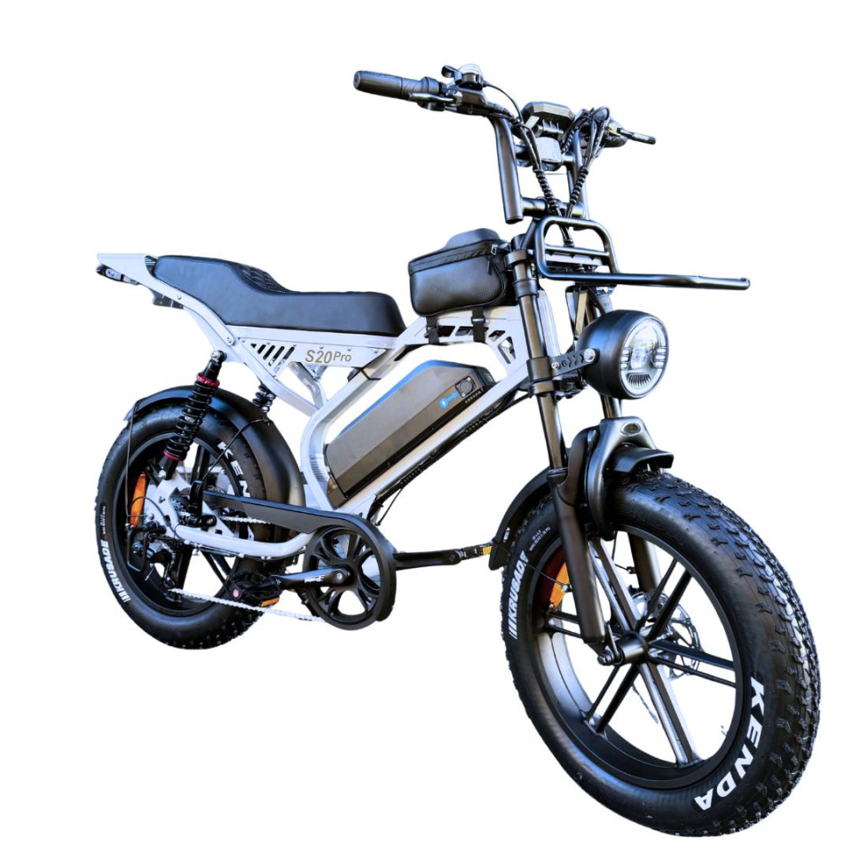 QM S20 Pro Daily Usual - grijs - elektrische fatbike