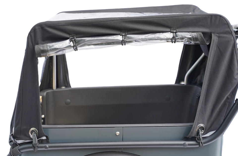 Royal Cargo Bike 3W Premium Plus - taupe grijs - elektrische bakfiets