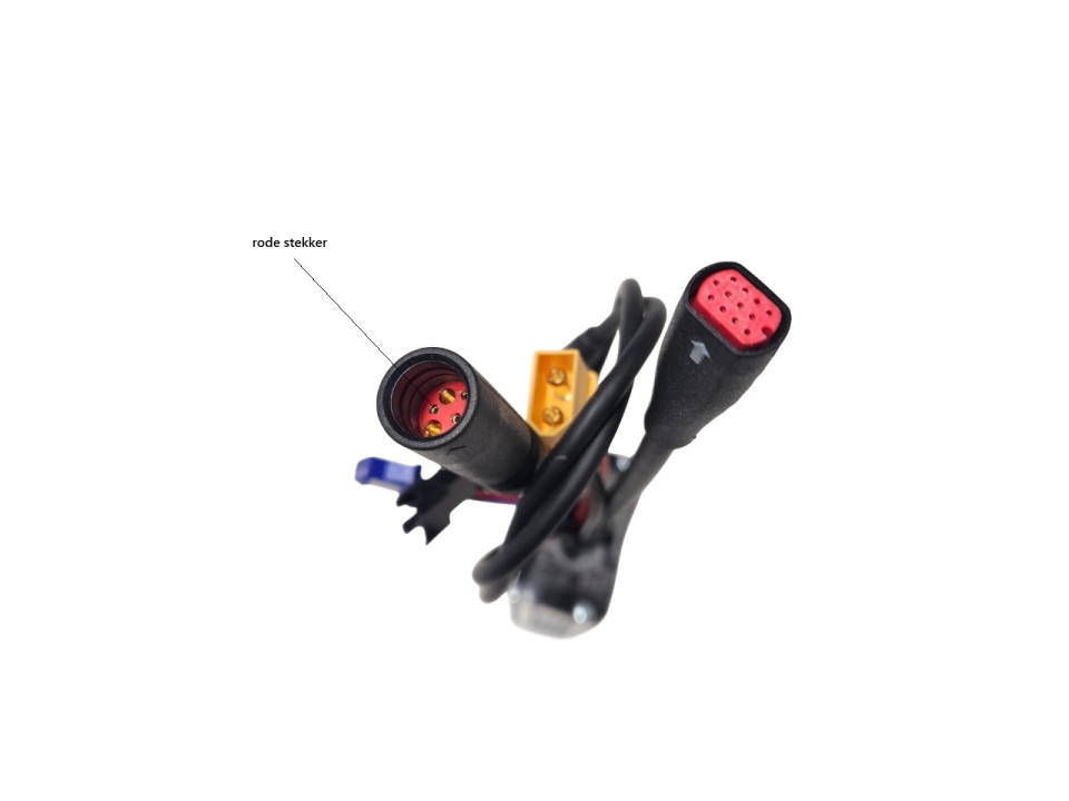 (199B3b) V20 Pro fatbike controller (rode stekker)