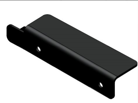 Bevestigingsplaat bankje links voor Royal Cargo Bike