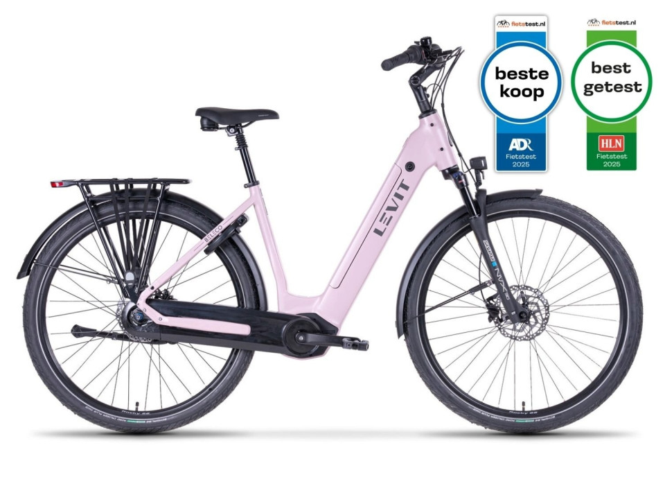 Levit Beleco 7 Lowstep - rose - elektrische damesfiets