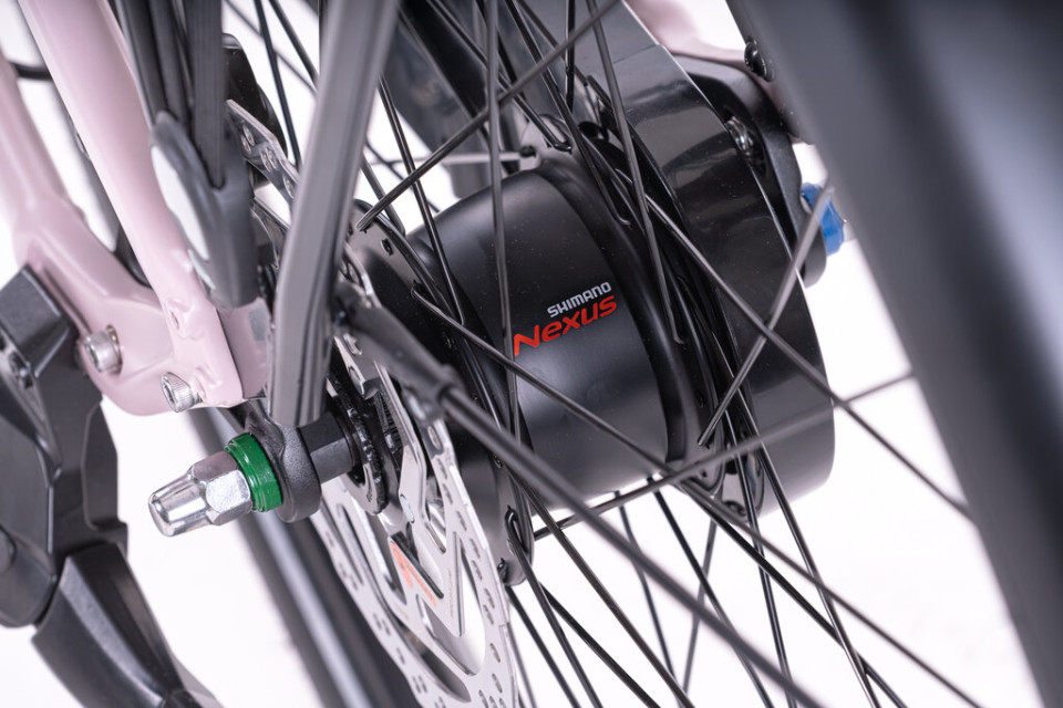 Levit Beleco 7 Lowstep - rose - elektrische damesfiets