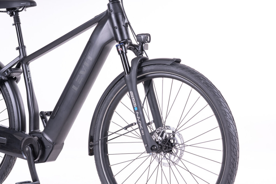 Levit Beleco 7 Overstep - obsidian matt - elektrische herenfiets