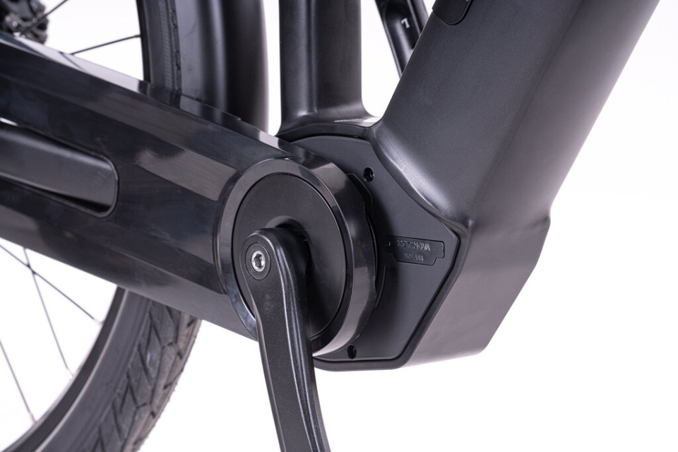 Levit Beleco 7 Overstep - obsidian matt - elektrische herenfiets