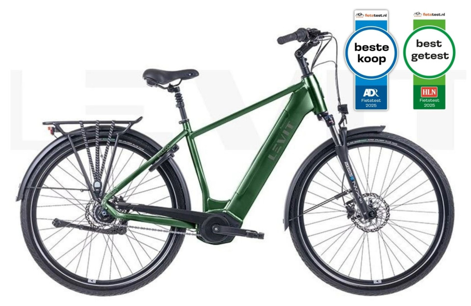 Levit Beleco 7 Overstep - emerald - elektrische herenfiets