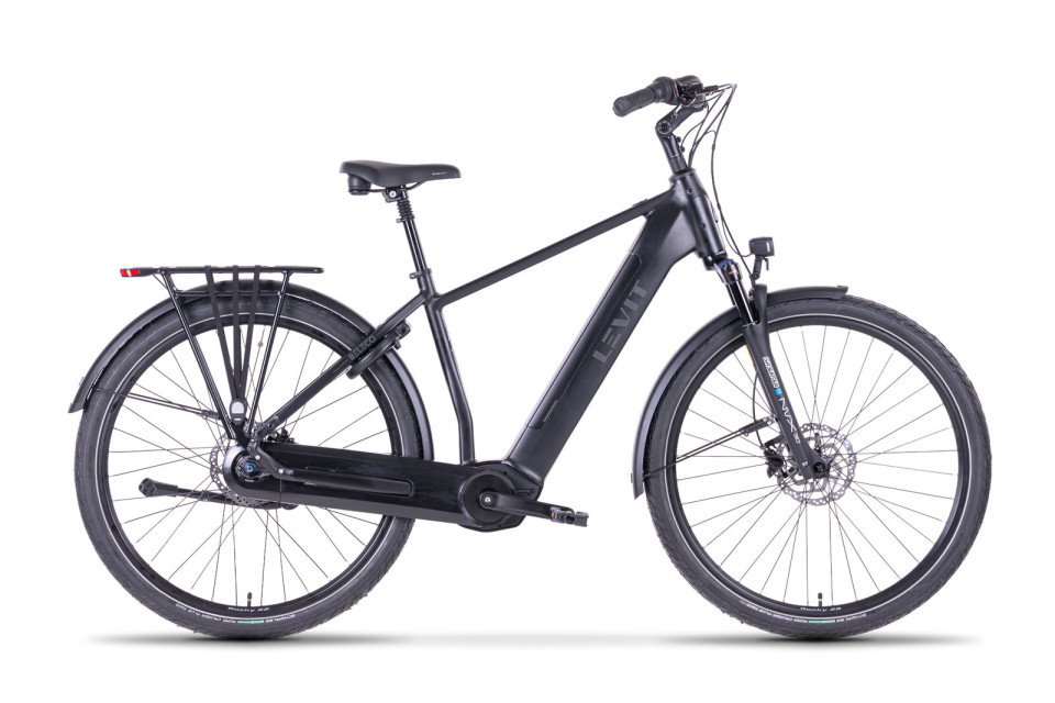 Levit Beleco 7 Overstep 2026 - obsidian matt - elektrische herenfiets
