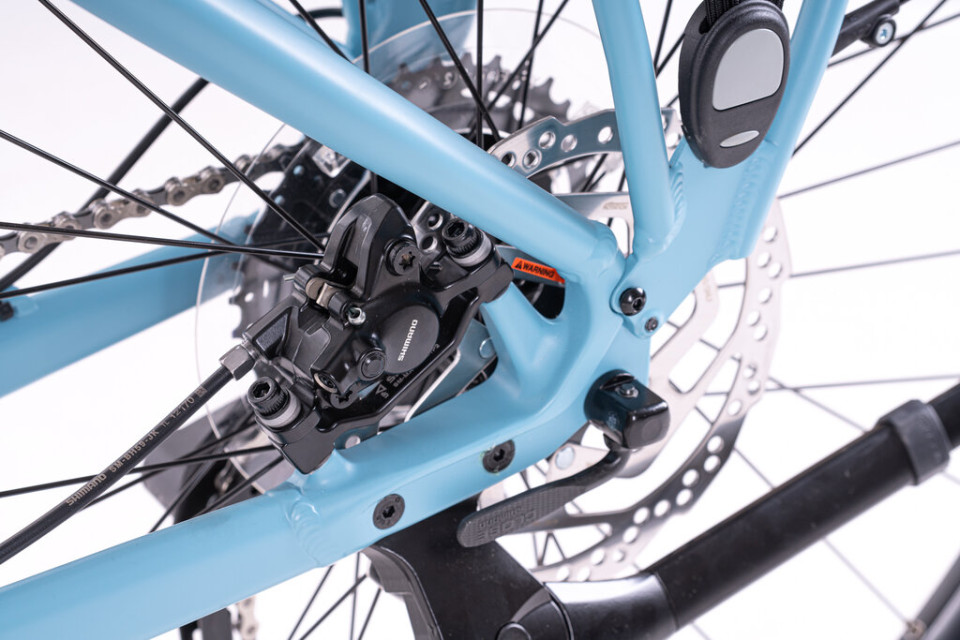 Levit Flueco lowstep 2026 - blue sky - elektrische hybride SUV fiets