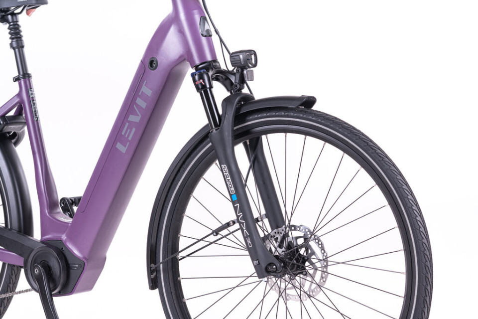 Levit Beleco RD lowstep 2026 - bordeaux - elektrische damesfiets
