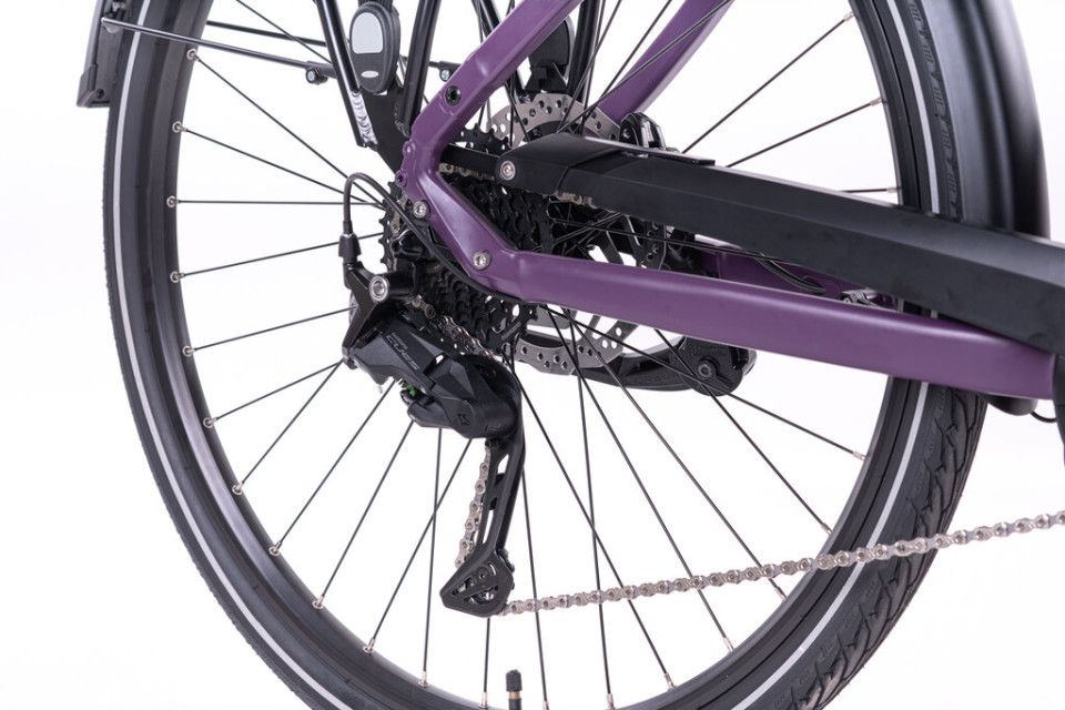 Levit Beleco RD lowstep 2026 - bordeaux - elektrische damesfiets