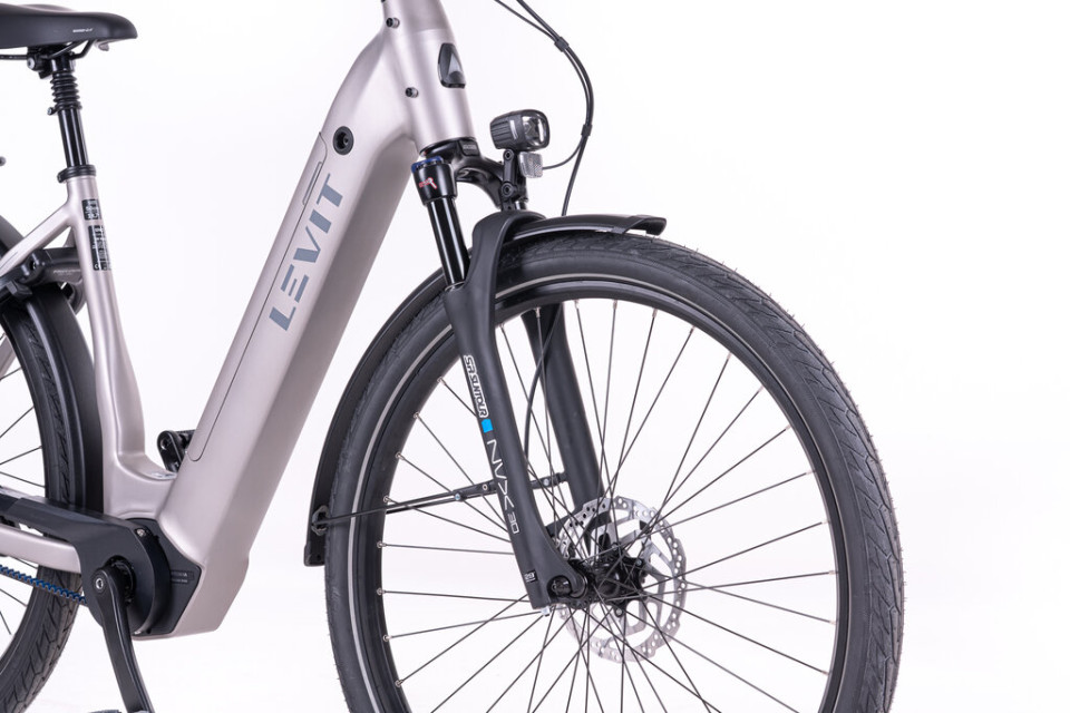 Levit Beleco 5 Lowstep 2026 - champagne - elektrische damesfiets