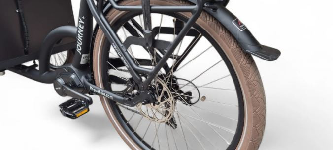 Vogue Journey Plus - elektrische bakfiets - mat zwart/zwart