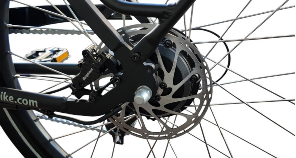 Vogue Caddy - elektrische bakfiets - mat zwart/grijs