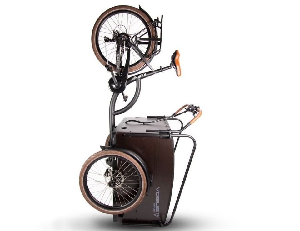 Vogue Journey Plus - elektrische bakfiets - mat zwart/zwart