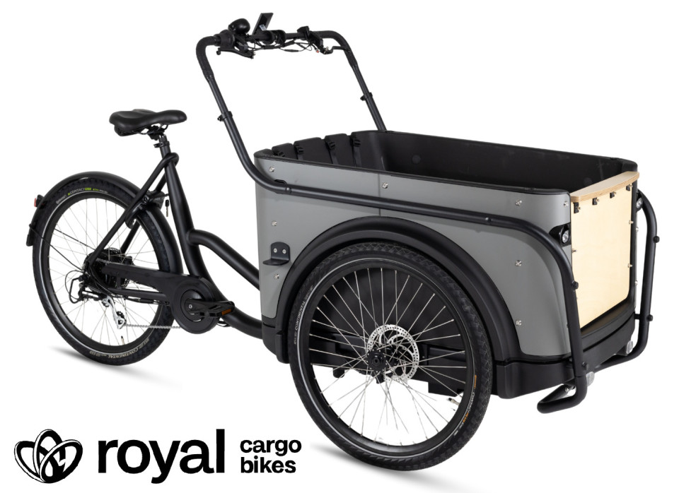 Lease - Royal Cargo Bike 3W Eco - elektrische driewieler bakfiets
