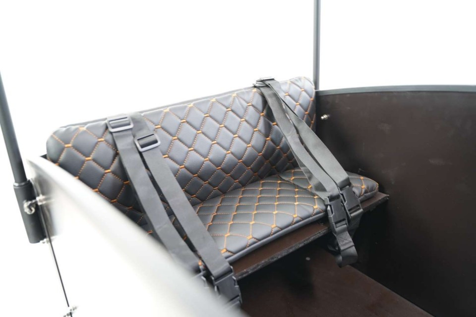 Bakfietskussens Troy / Qivelo City / Journey - Zwart (230B3a)