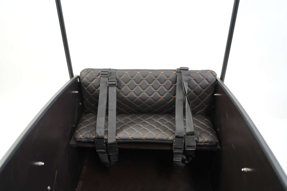 Bakfietskussens Troy / Qivelo City / Journey - Zwart (230B3a)