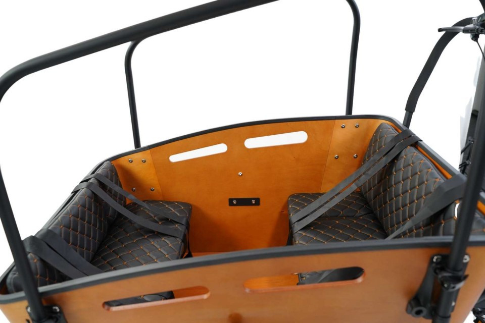  Bakfiets kussens - model 4 - Geschikt voor de Vogue Superior 3 & Qivelo Curve DR7 (230C2a)