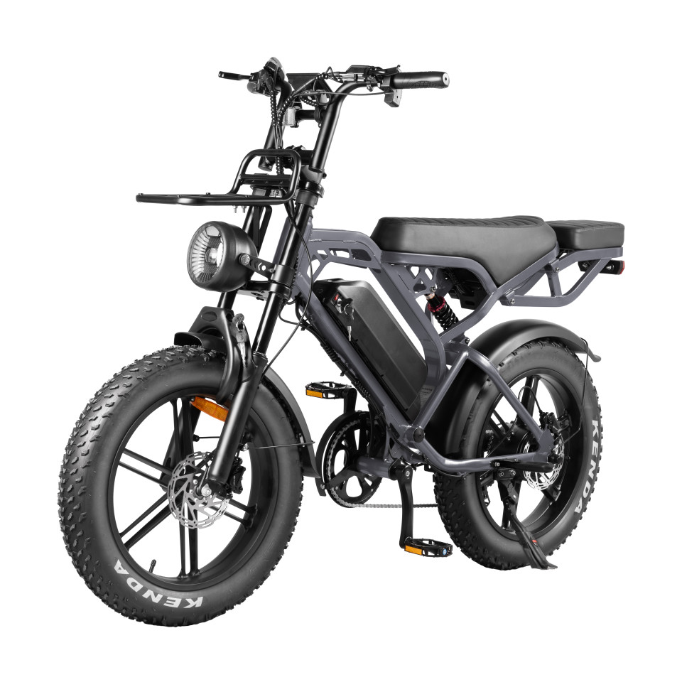 QM V20 Pro - Donker Grijs - elektrische fatbike