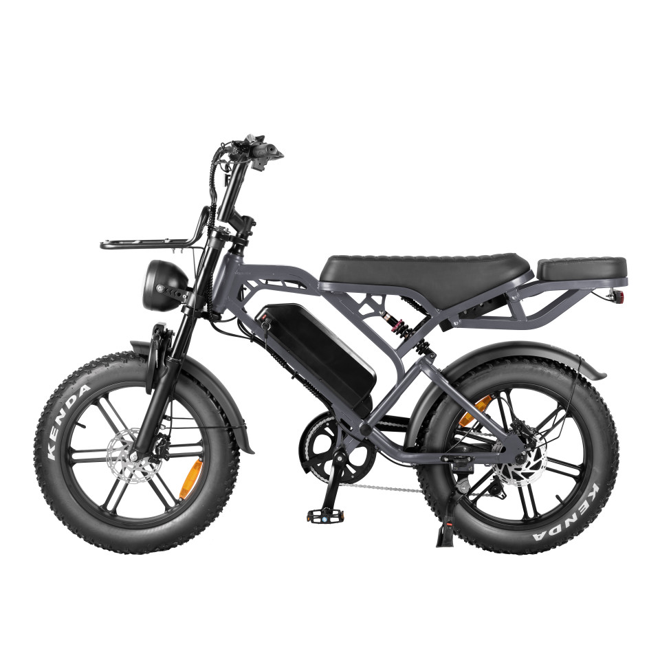 QM V20 Pro - Donker Grijs - elektrische fatbike