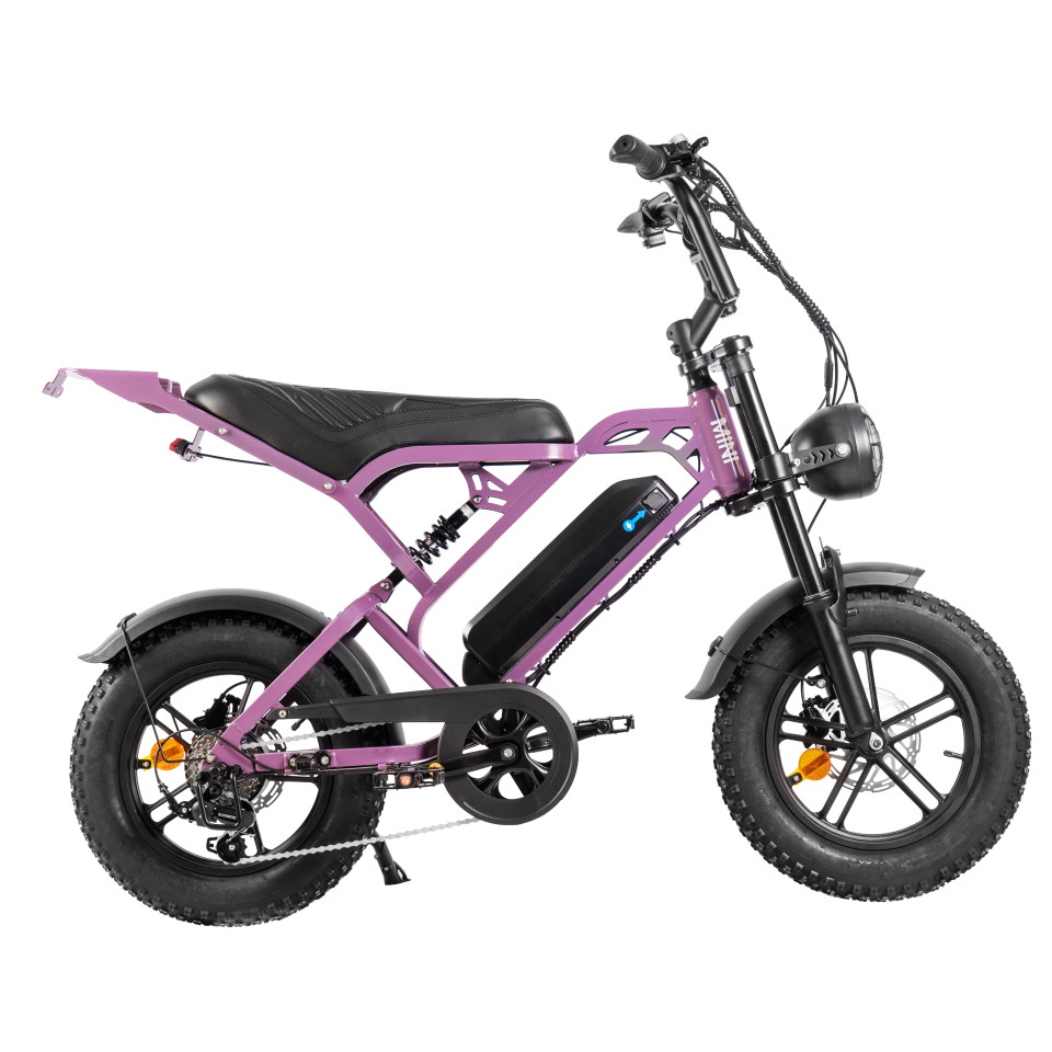 QM V20 Pro Mini - Paars - elektrische fatbike