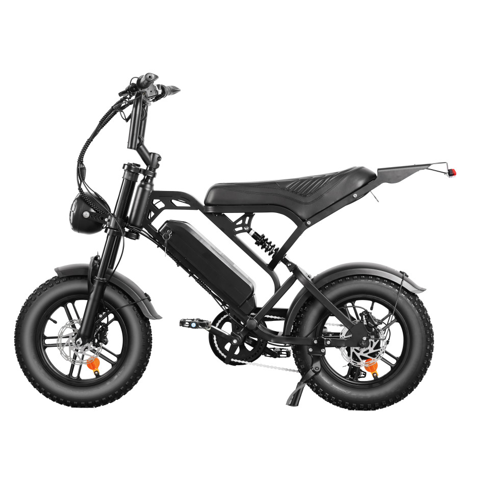 QM V20 Pro Mini - zwart - elektrische fatbike