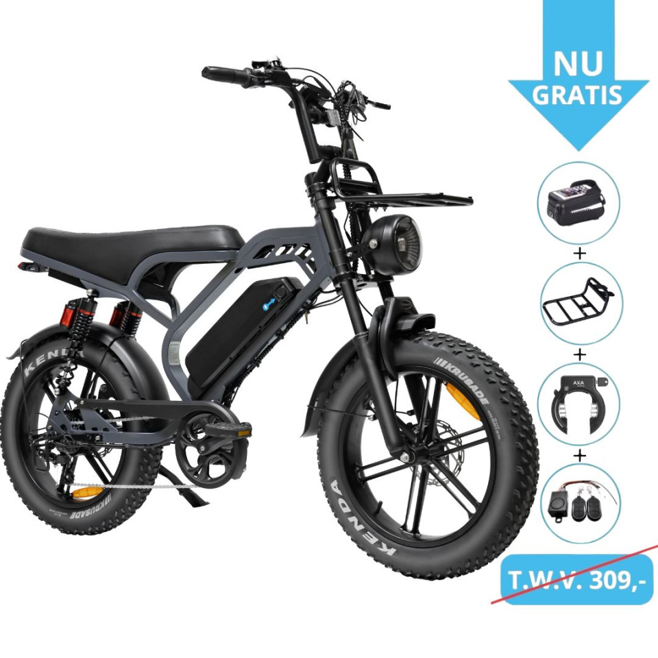 QM V20 Limited donker grijs - full options - all-in