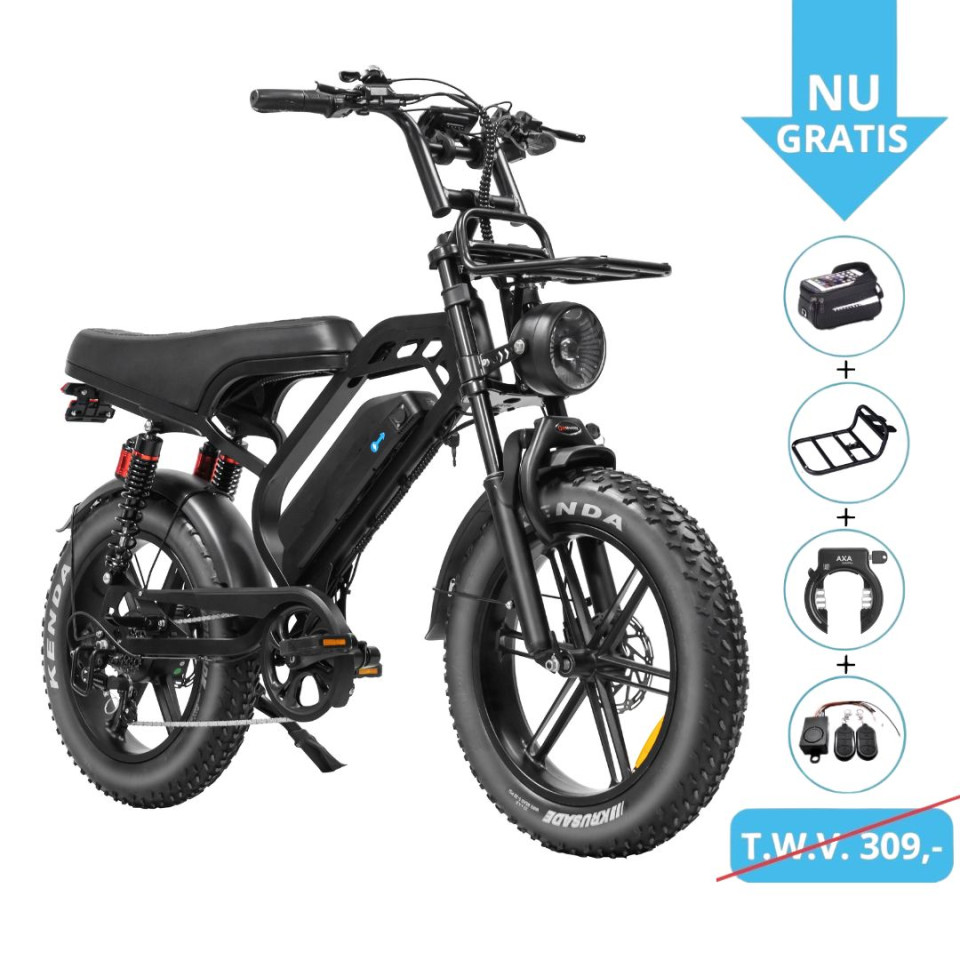 QM V20 Limited - Zwart - elektrische fatbike