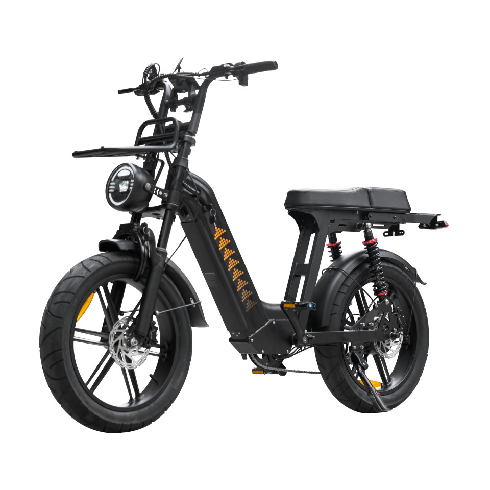 QM D50 - Zwart - elektrische fatbike