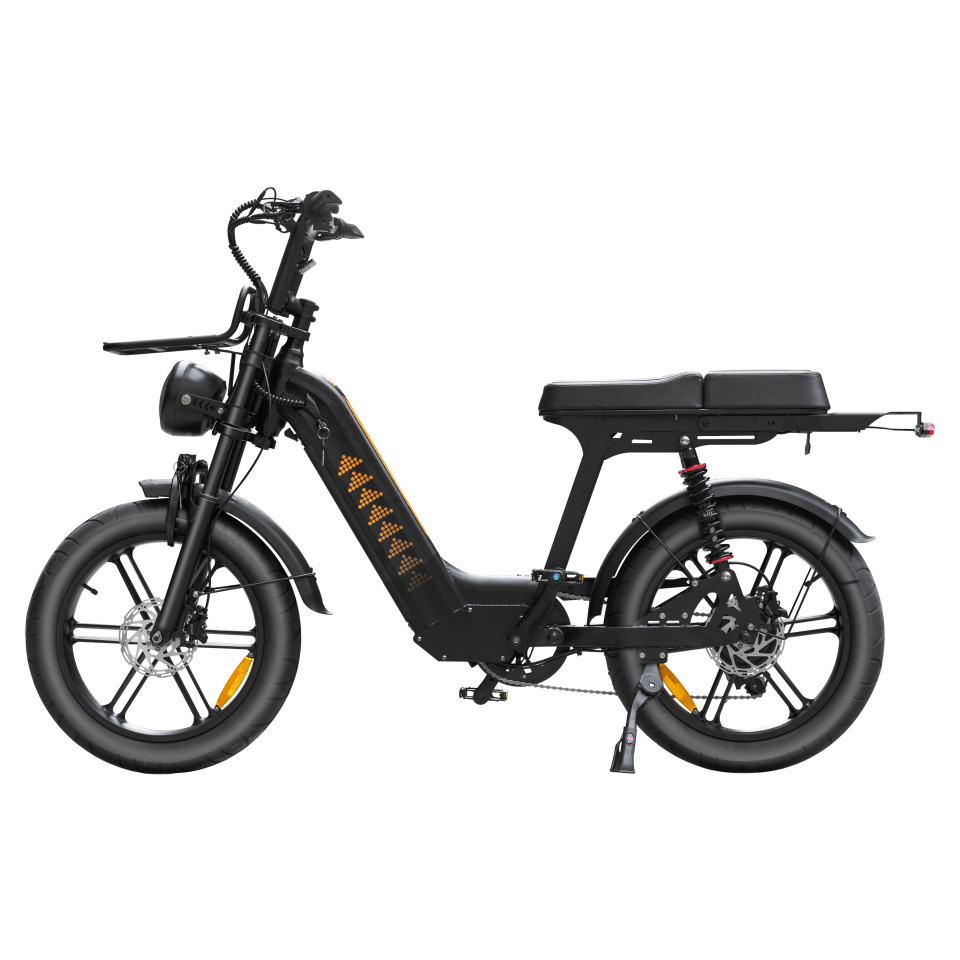 QM D50 - Zwart - elektrische fatbike