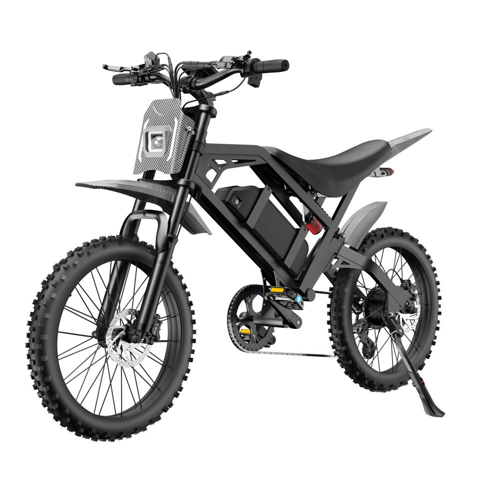 QM V20 Cross - Zwart - elektrische fatbike