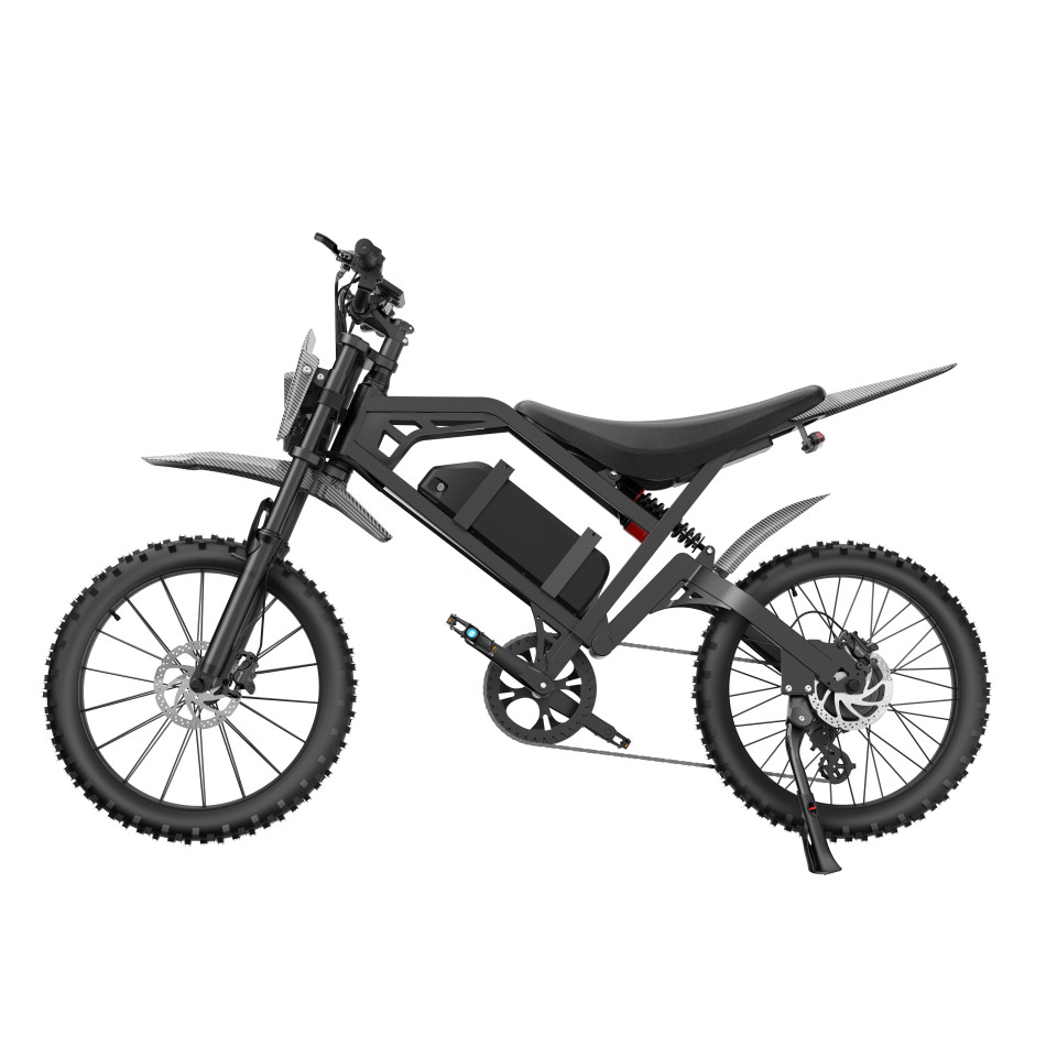 QM V20 Cross - Zwart - elektrische fatbike