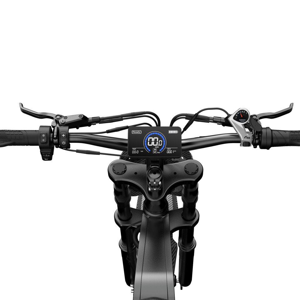 QM V20 Cross - Zwart - elektrische fatbike