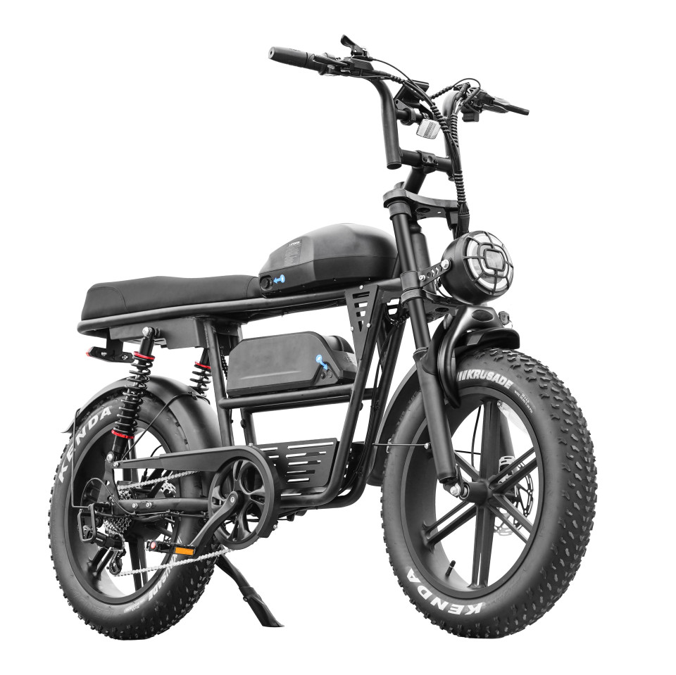 QM EB30 Dubbele accu - zwart - full options - all-in