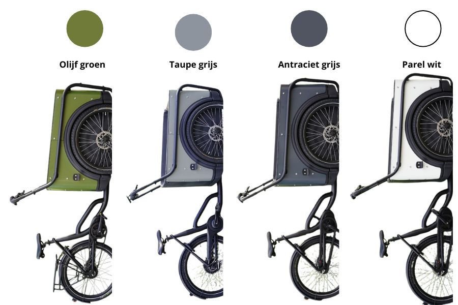 Royal Cargo Bike 3W Premium - groen - elektrische driewieler bakfiets