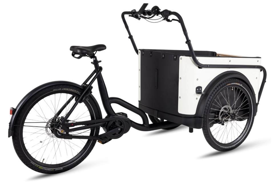 Royal Cargo Bike 3W Premium - wit - elektrische driewieler bakfiets