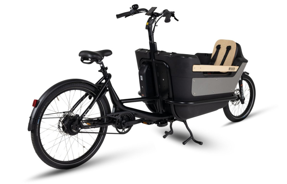 Royal Cargo Bike 2W Premium Plus - elektrische tweewieler bakfiets - Taupe Grijs