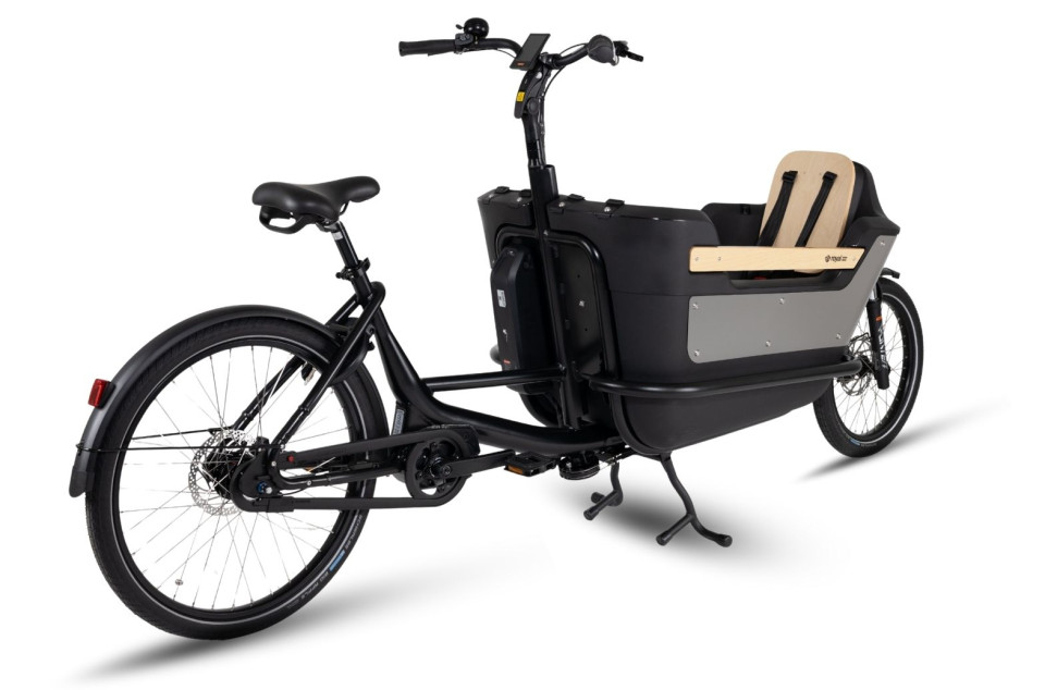 Royal Cargo Bike 2W Premium - elektrische tweewieler bakfiets - Taupe Grijs