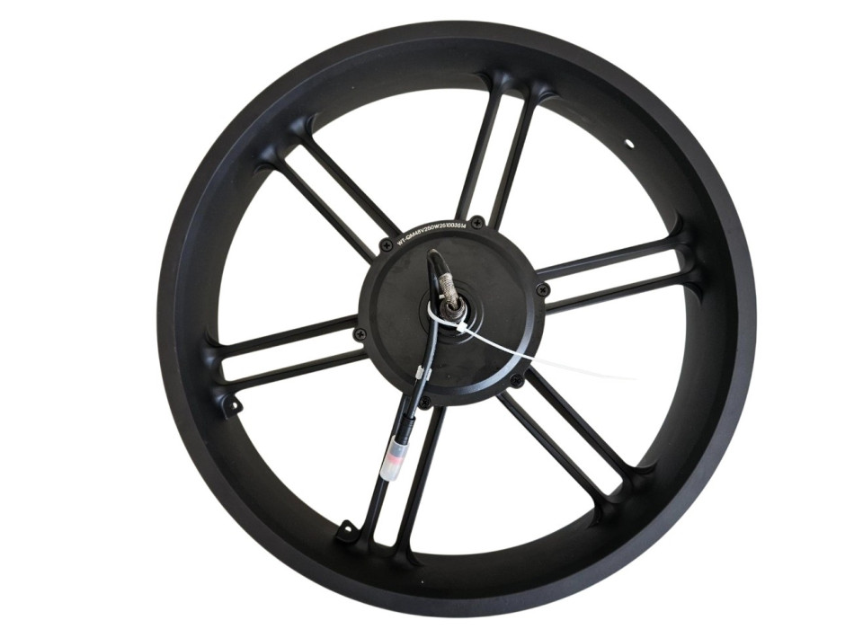 (199E3a) V20 pro fatbike motor met velg 250 Watt (rode stekker)