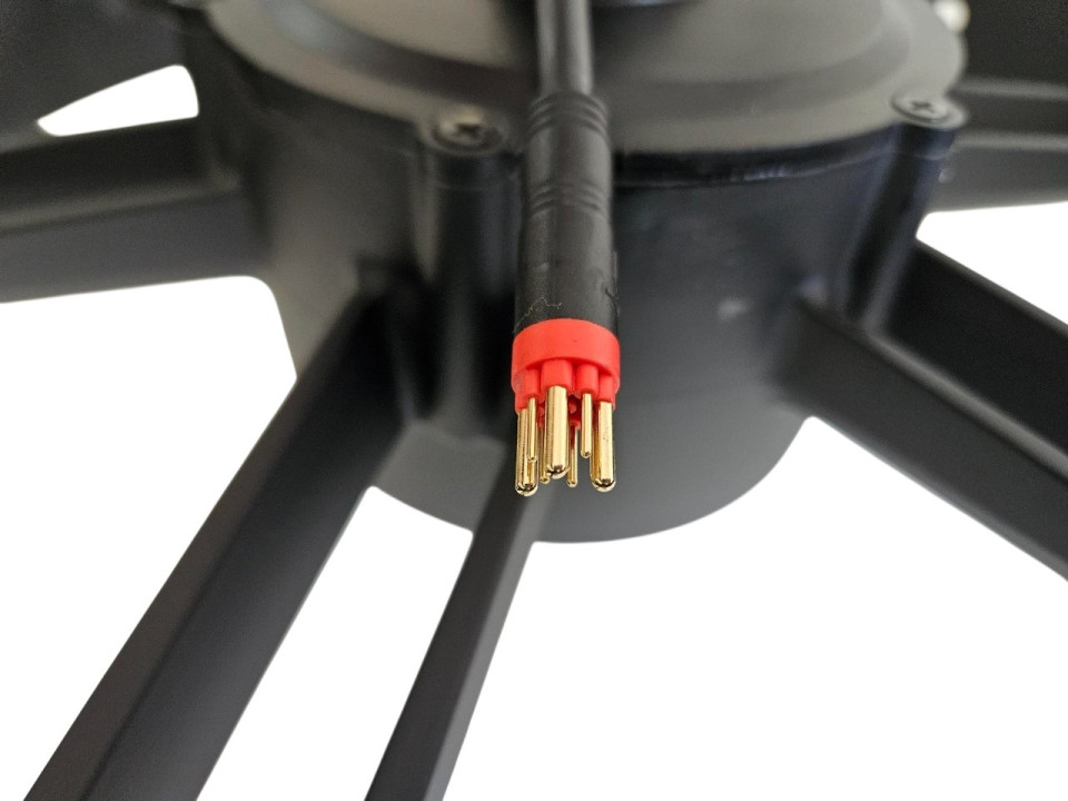 (199E3a) V20 pro fatbike motor met velg 250 Watt (rode stekker)