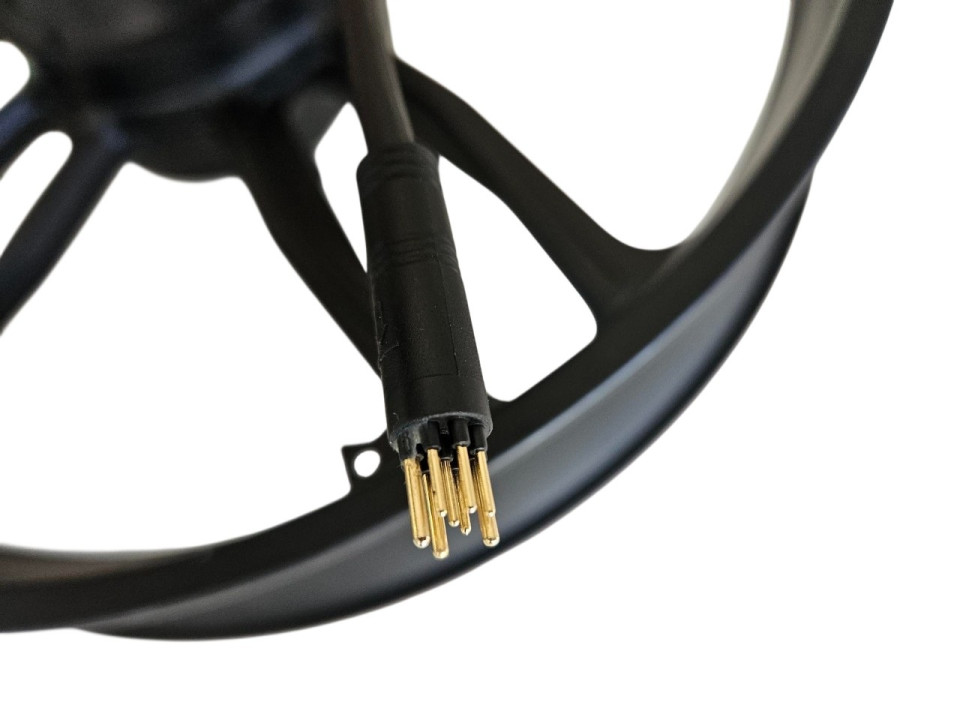 (199E1a) V20 pro fatbike motor met velg 250 Watt (zwarte stekker)