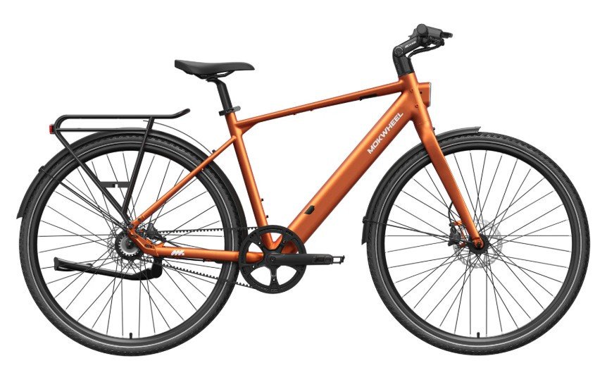 Mokwheel Flint Pro - orange - elektrische herenfiets