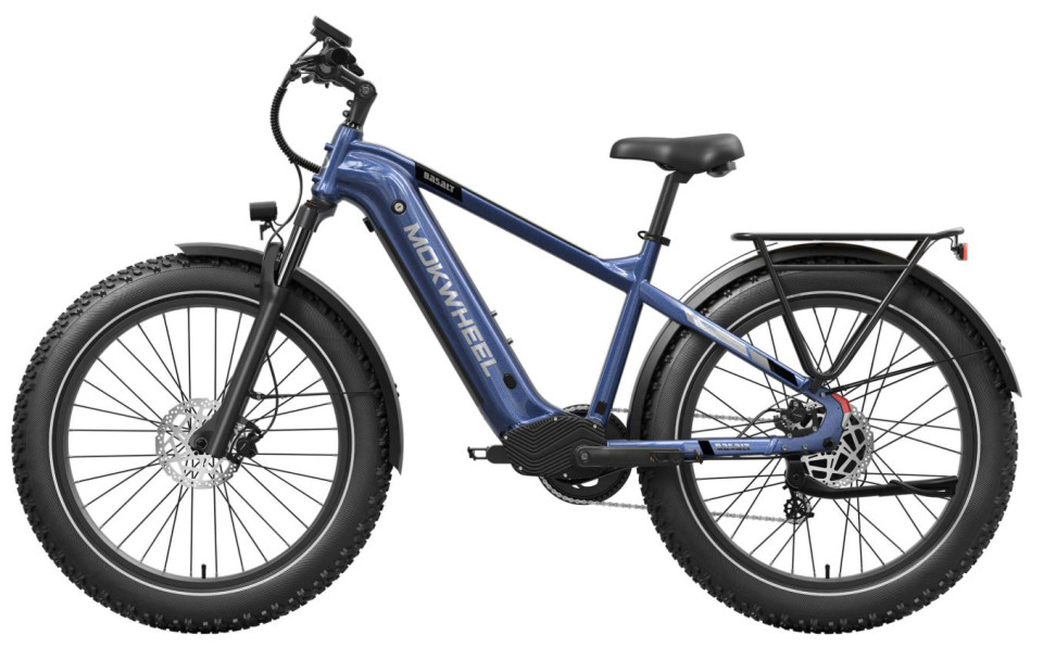 Mokwheel Basalt 2.0 - Dark Blue | Elektrische Mountainbike | Fatbike